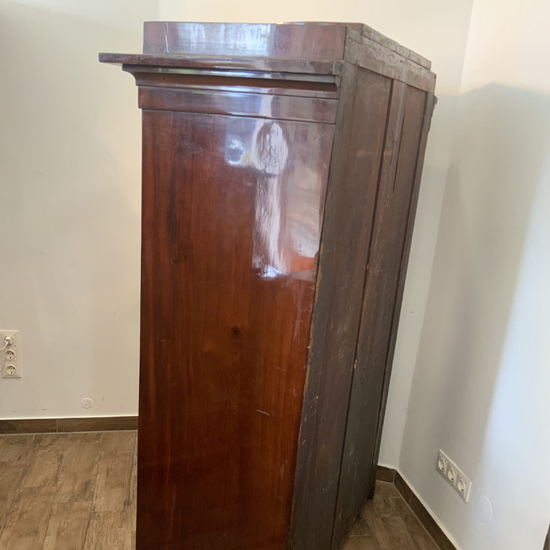 Konischer Biedermeier Sekretär in Mahagoni 1820