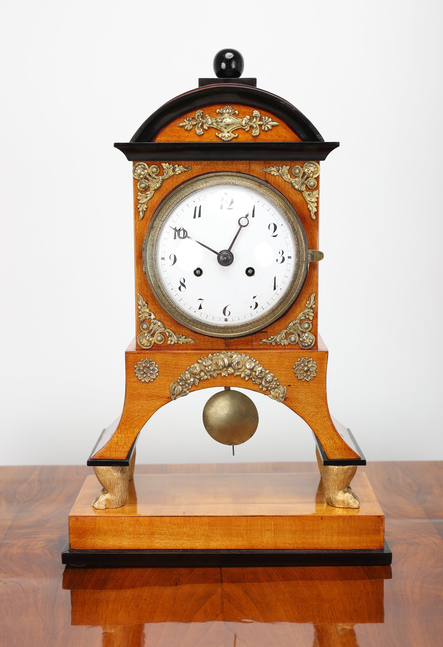 Kaminuhr. Biedermeier 1830 Österreich