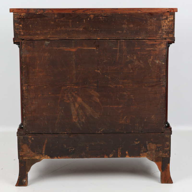 Biedermeier Halbschrank in Mahagoni