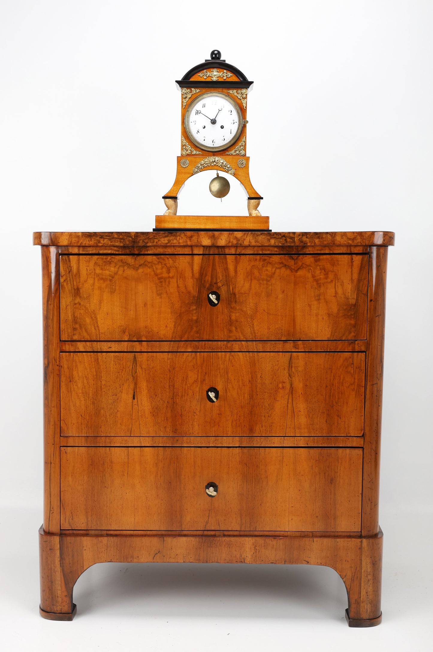 Kaminuhr. Biedermeier 1830 Österreich