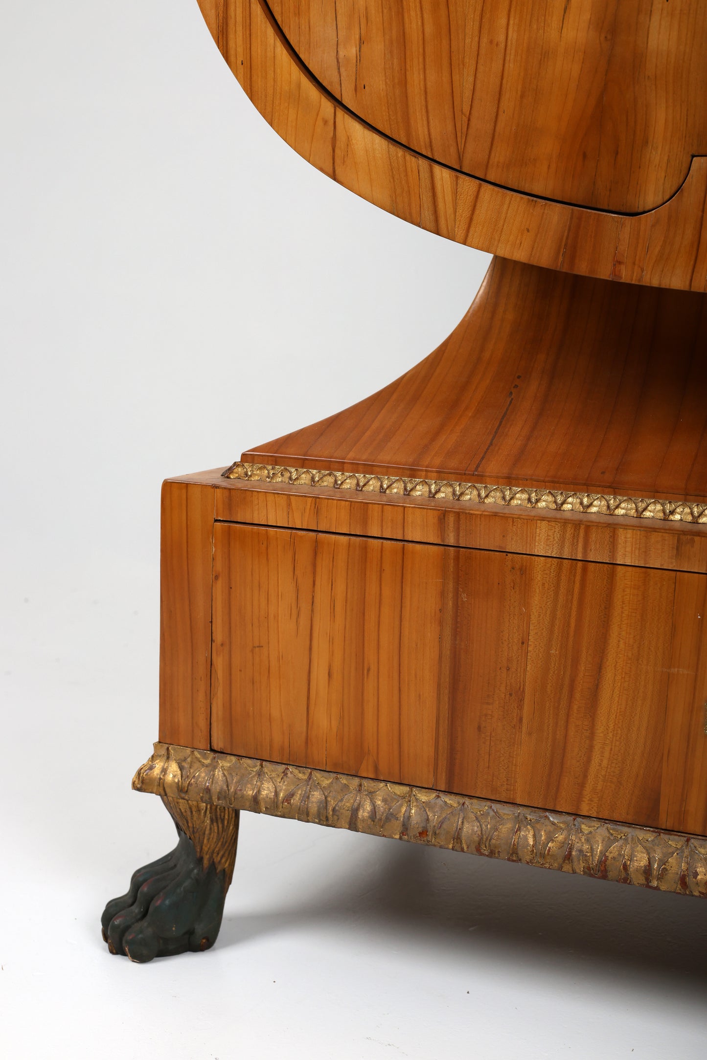 Biedermeier Lyrasekretär in Kirschbaum Wien um 1815