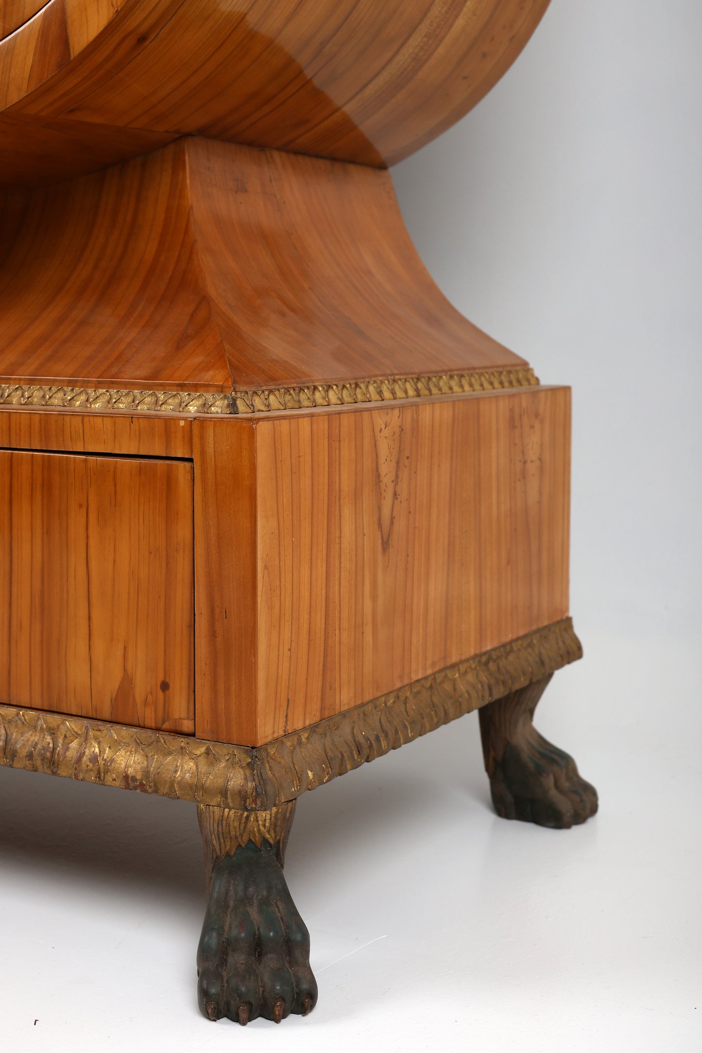 Biedermeier Lyrasekretär in Kirschbaum Wien um 1815