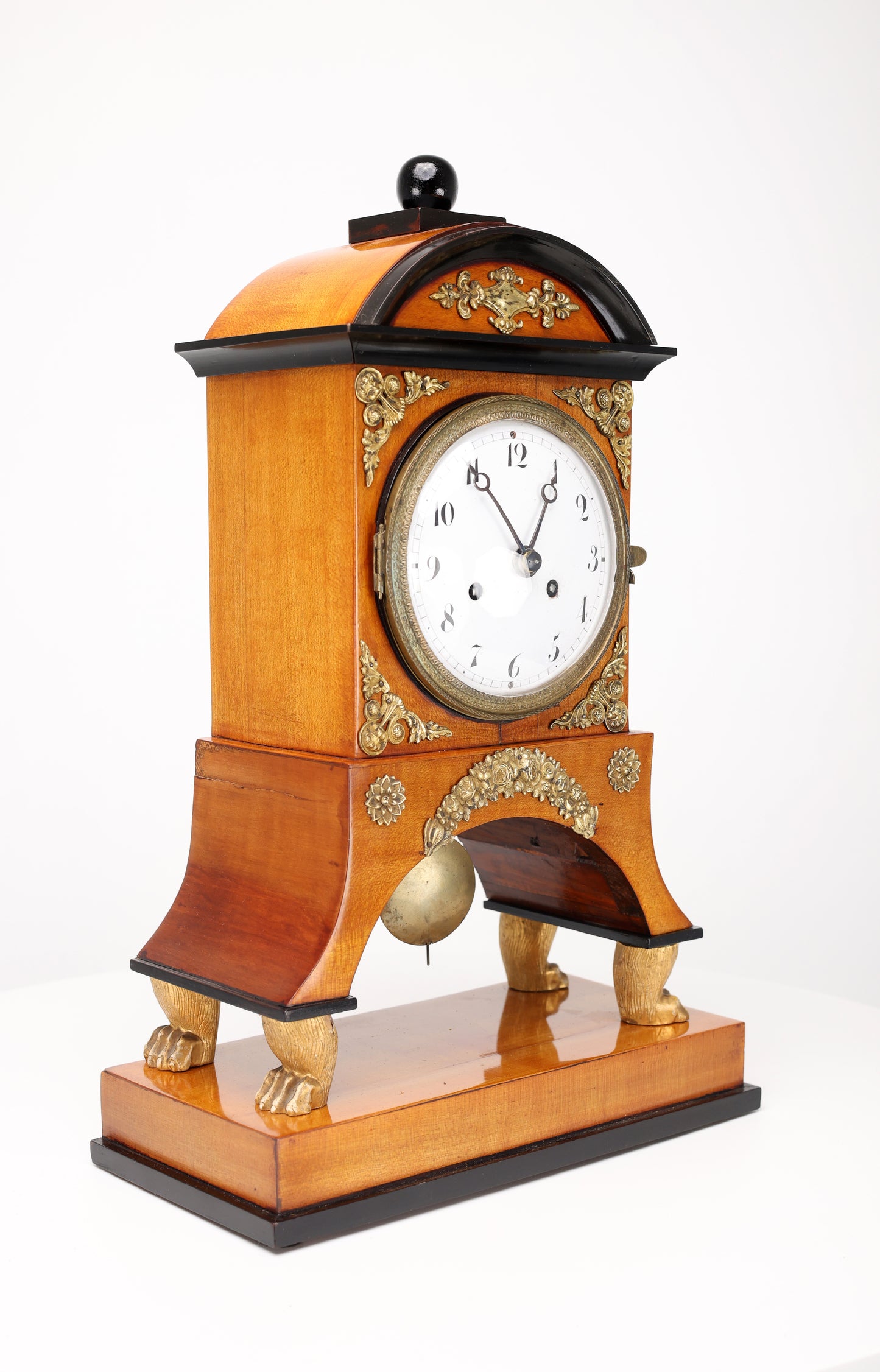 Kaminuhr. Biedermeier 1830 Österreich