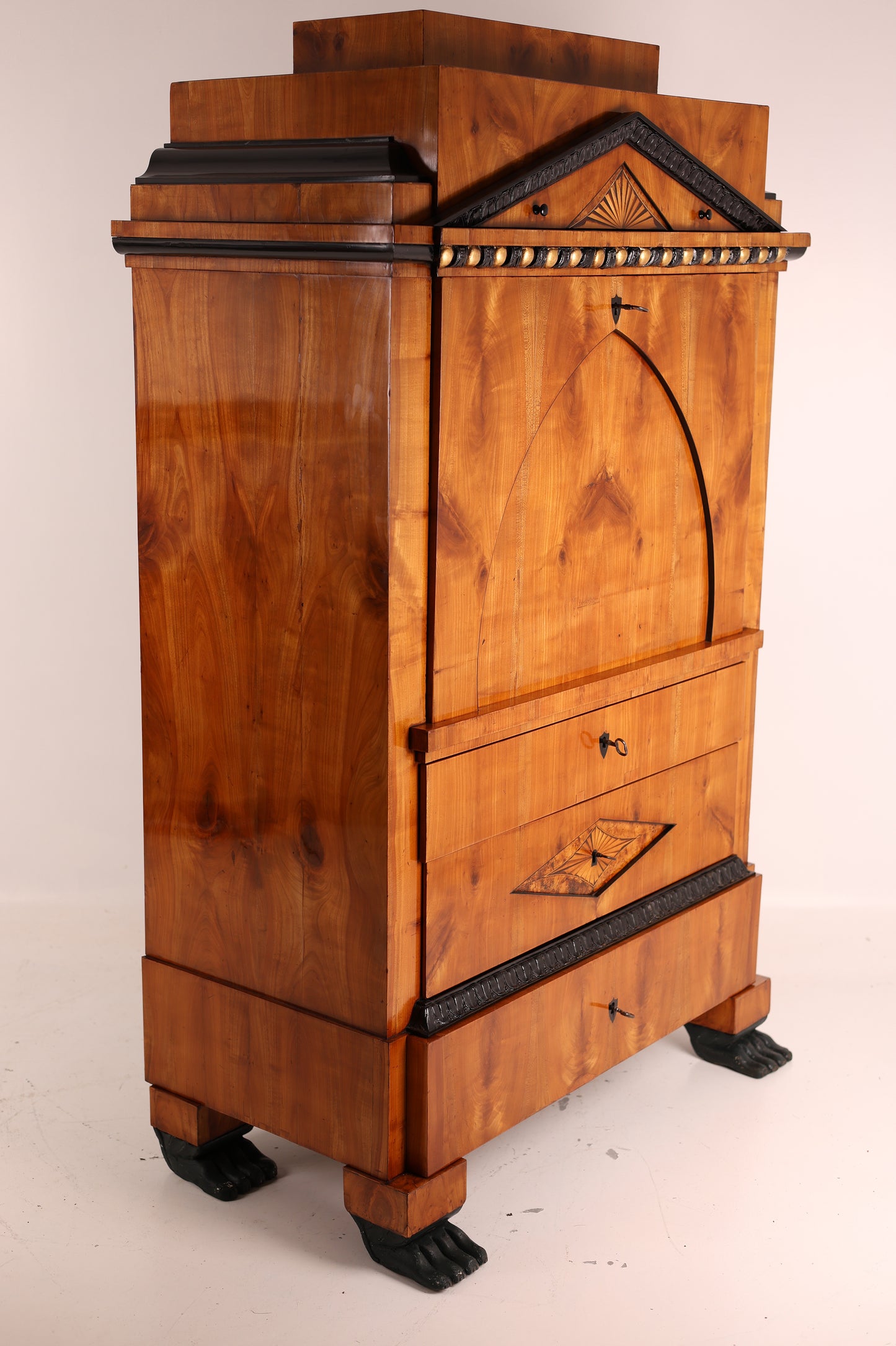 Höfischer Sekretär in Kirschbaum Empire um 1810