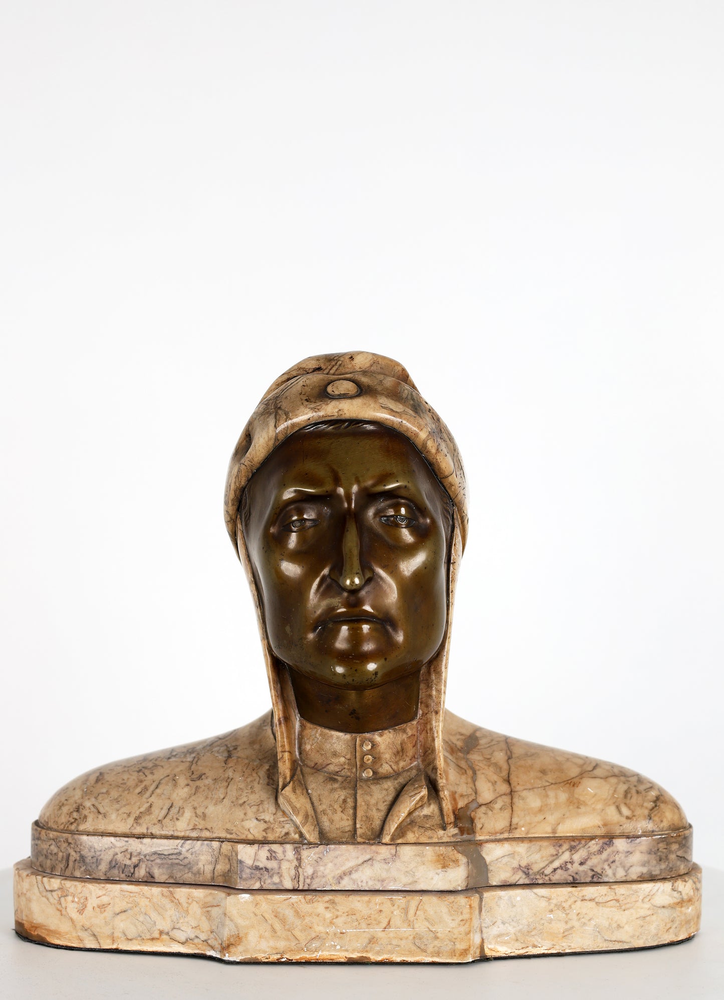 Marmorbüste Dante Aligherie um 1920