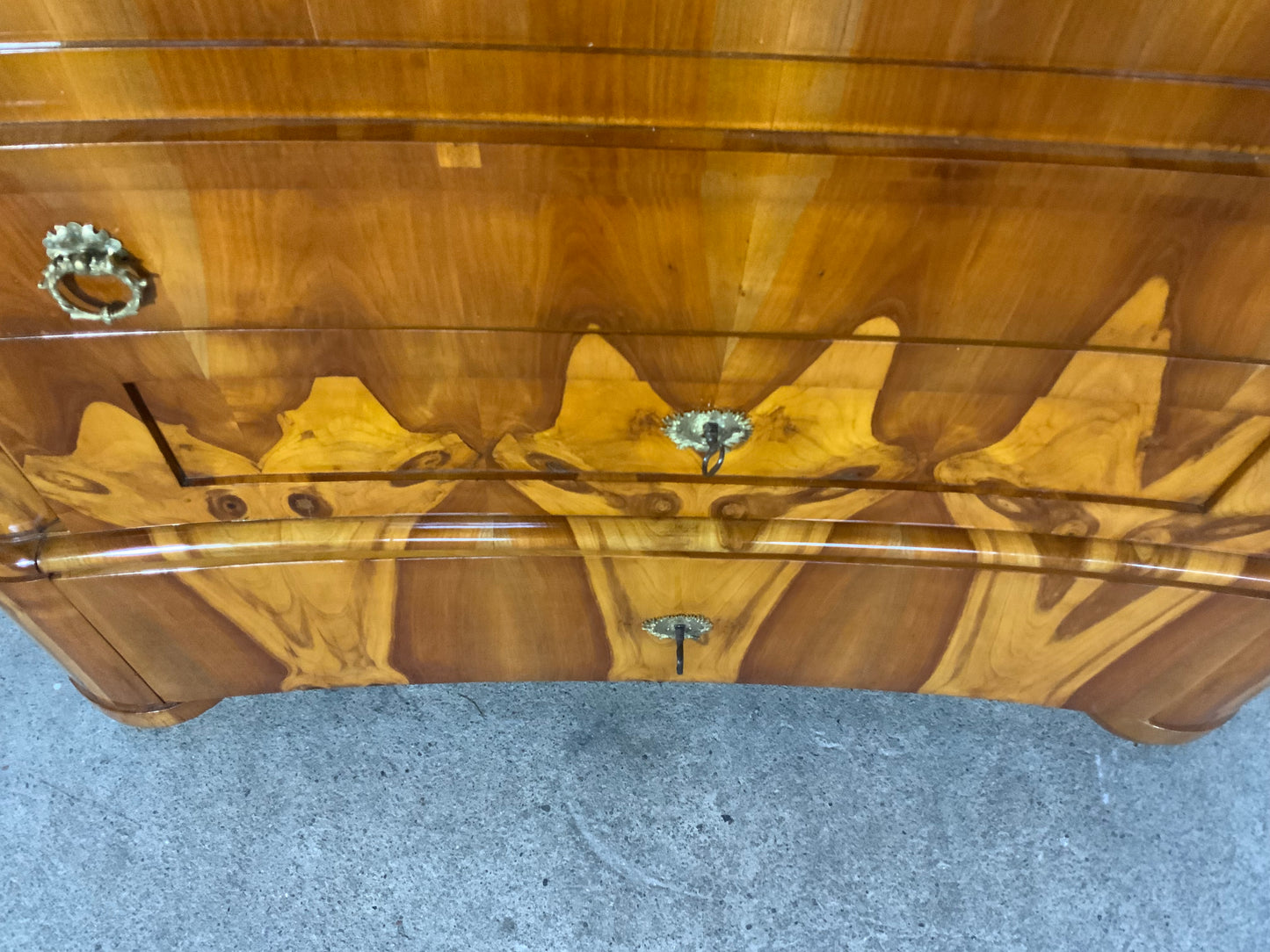 Biedermeier Sekretär Obstholz 1828