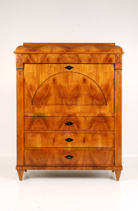 Biedermeier Sekretär in Kirschbaum um 1830