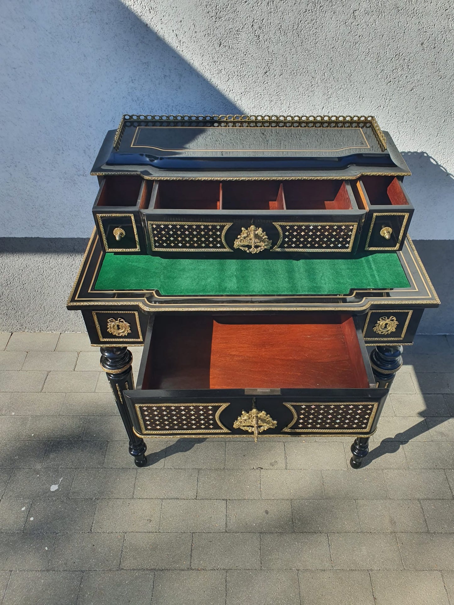 Bonheur du your Napoleon III ebonisiert um 1850