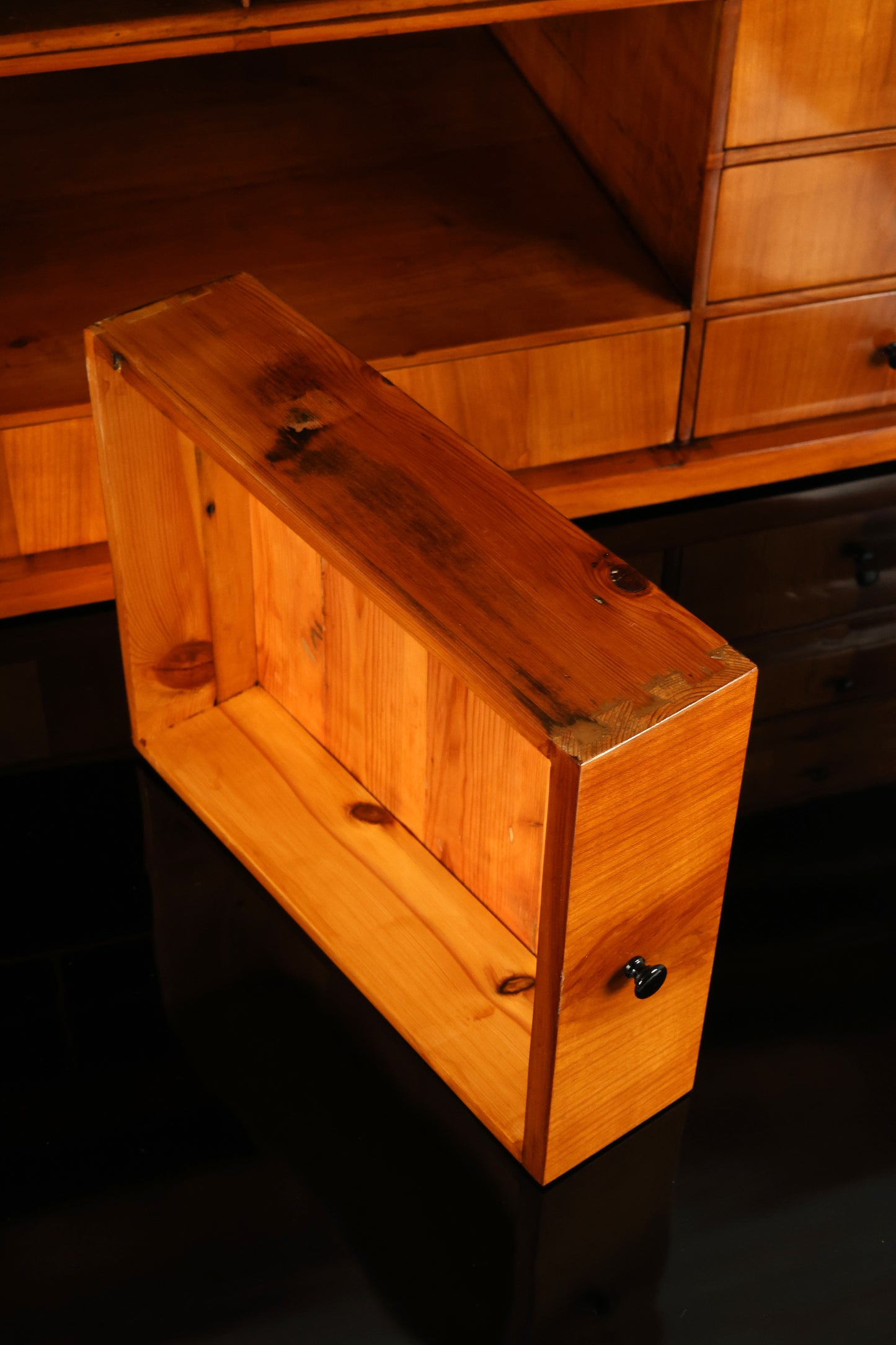 Biedermeier Sekretär in Kirschbaum um 1830
