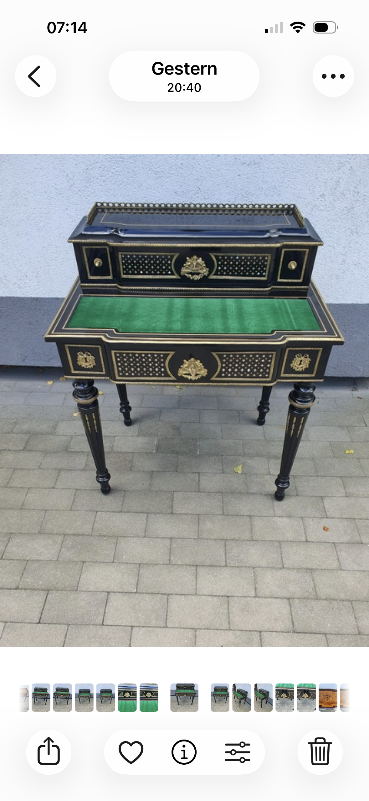 Bonheur du your Napoleon III ebonisiert um 1850