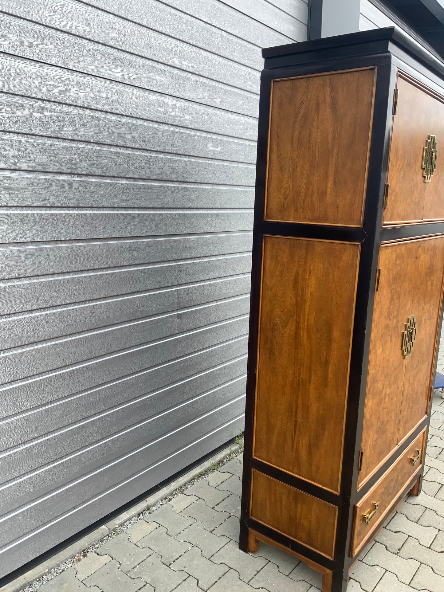 1970 s Vintage Chin Hua Hochschrank Designer Raymond Sobota