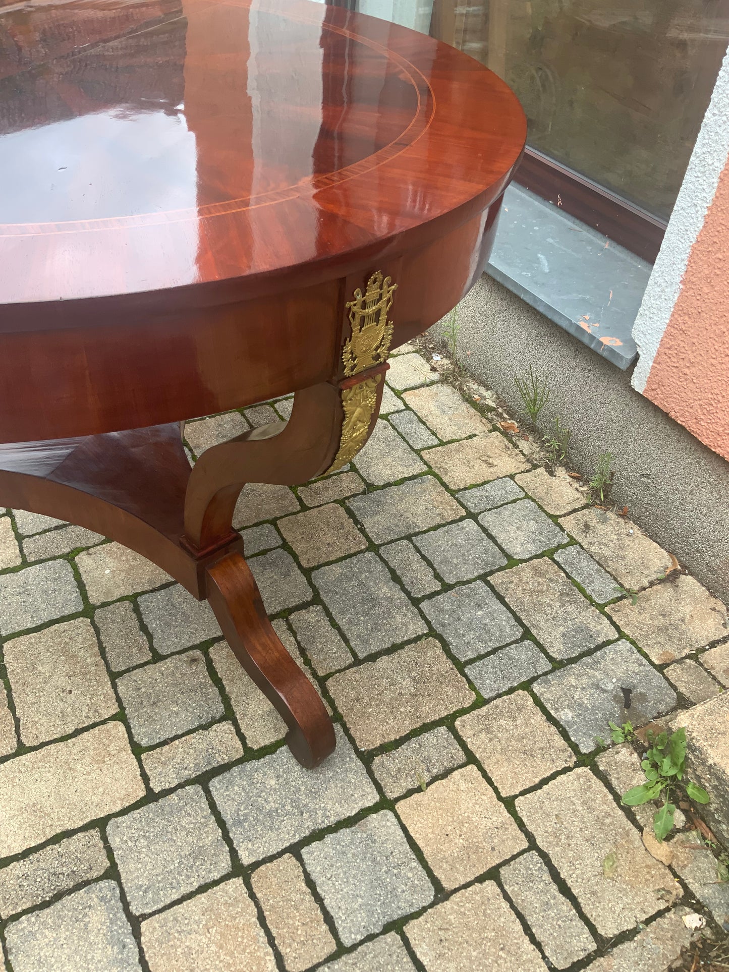 Großer originaler Empiretisch in Mahagoni um 1810 Reserviert