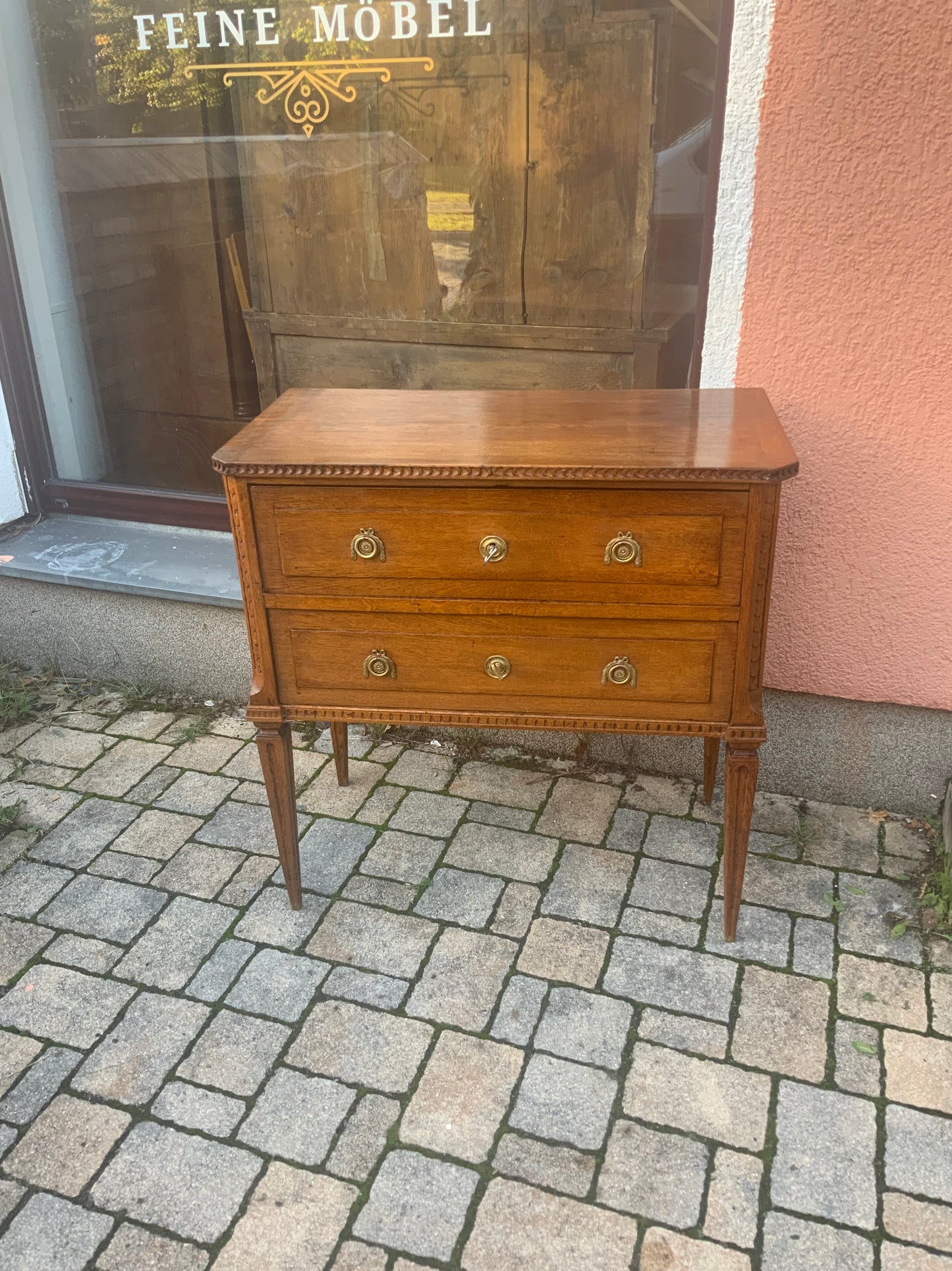 Kleine Louis Seizekommode in Eiche um 1790