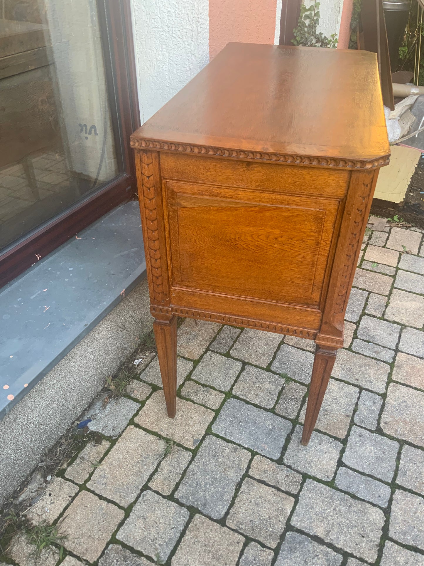 Kleine Louis Seizekommode in Eiche um 1790