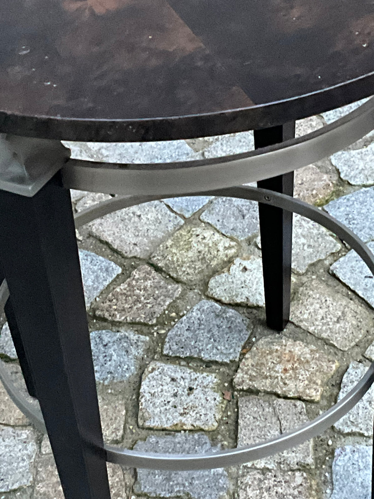 Beistelltisch v. Ethan Allen USA I’m Art Deco Stil Ahornmaser