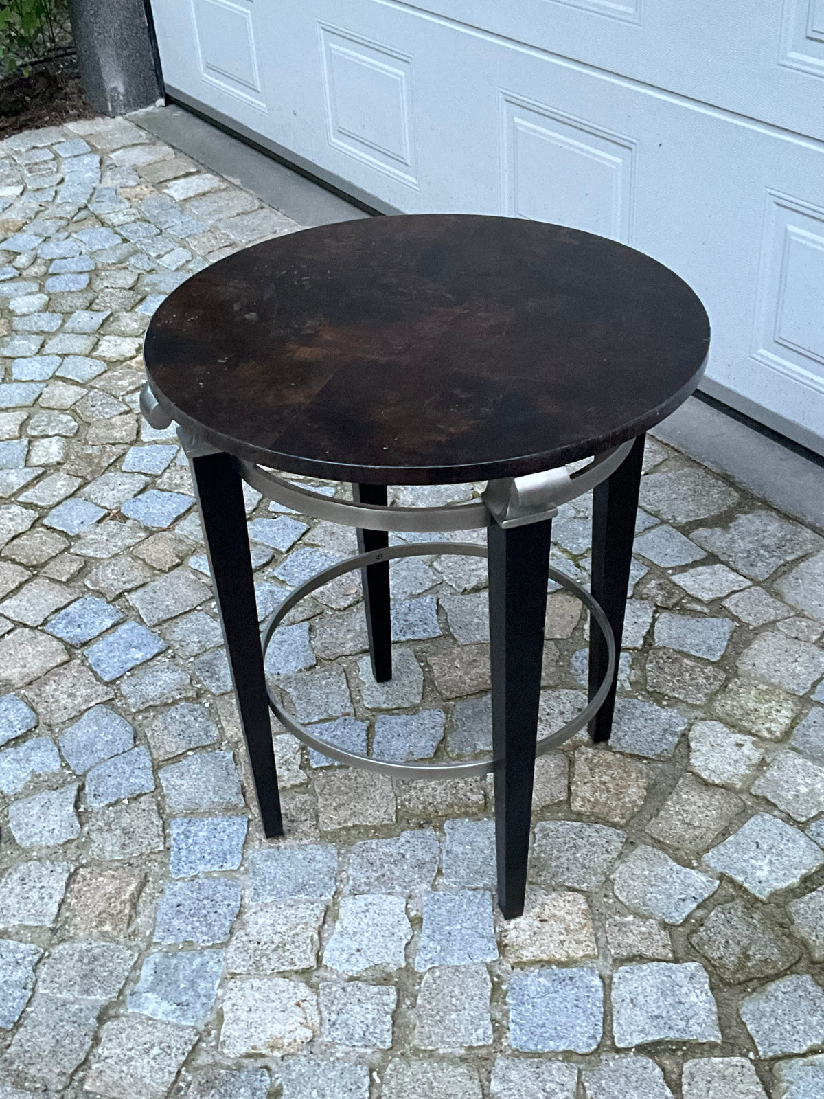 Beistelltisch v. Ethan Allen USA I’m Art Deco Stil Ahornmaser