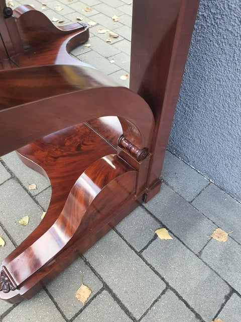 Biedermeier Konsole in Mahagoni um 1830
