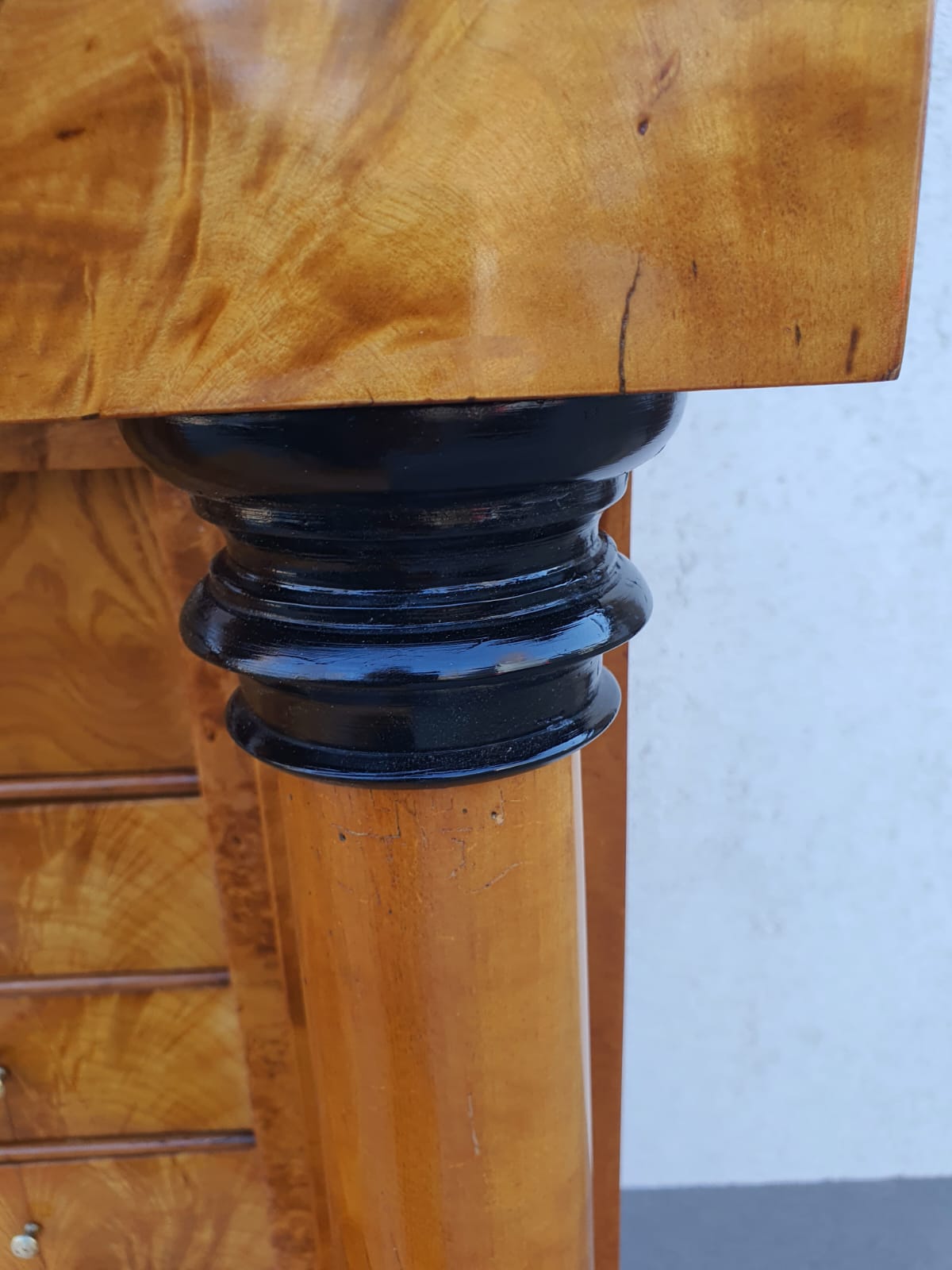 Biedermeier Sekretär in Kirschbaum um 1820